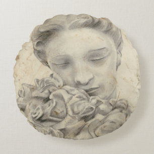 beeld in de tuin I Rond Kussen