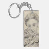 beeld in de tuin I Sleutelhanger (Voorkant Links)