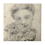 beeld in de tuin I Tegeltje<br><div class="desc">Menselijke vorm</div>