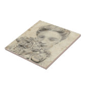 beeld in de tuin I Tegeltje (Zijkant)