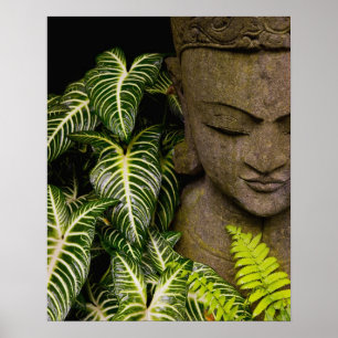 Beeld in een Garden Locatie-informatie: Chiang Ma Poster