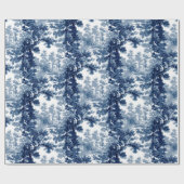  beeld in het landschap Toile-Blue en White Cadeaupapier (Vlak)