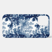  beeld in het landschap Toile-Blue en White Case-Mate iPhone Case (Achterkant (horizontaal))