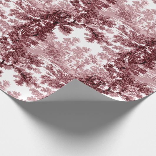  beeld in het landschap Toile-Roze & White Cadeaupapier (Hoek)