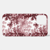 beeld in het landschap Toile-Roze & White Case-Mate iPhone Case (Achterkant (horizontaal))
