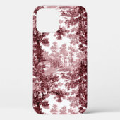 beeld in het landschap Toile-Roze & White Case-Mate iPhone Case (Achterkant)