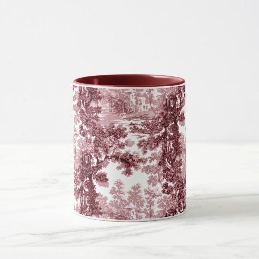  beeld in het landschap Toile-Roze & White Mok (Midden)