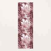  beeld in het landschap Toile-Roze & White Yogamat (Voorkant)