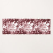  beeld in het landschap Toile-Roze & White Yogamat (Voorkant (horizontaal))