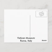 beeld in het Vaticaanmuseum in Rome, Italië Briefkaart (Achterkant)