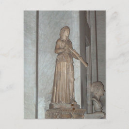 beeld in het Vaticaanmuseum in Rome, Italië Briefkaart