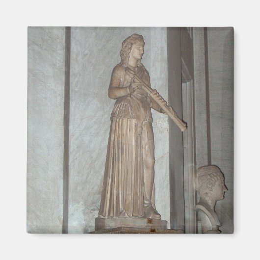 beeld in het Vaticaanmuseum in Rome, Italië Magneet (Voorkant)