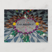 Beeld je in - Strawberry Fields Briefkaart (Voorkant)