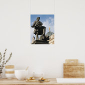 Beeld met glaskoepel op Kunstverein-gebouw Poster (Keuken)