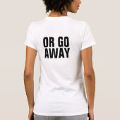 BEELD NICE OF GA WEG T-SHIRT (Achterkant)