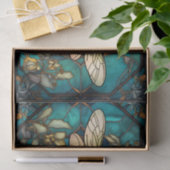 Beeld op een Glas in lood venster Tissuepapier (Geschenk)