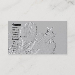 Beeld op ventilatorpetaalontwerp visitekaartje