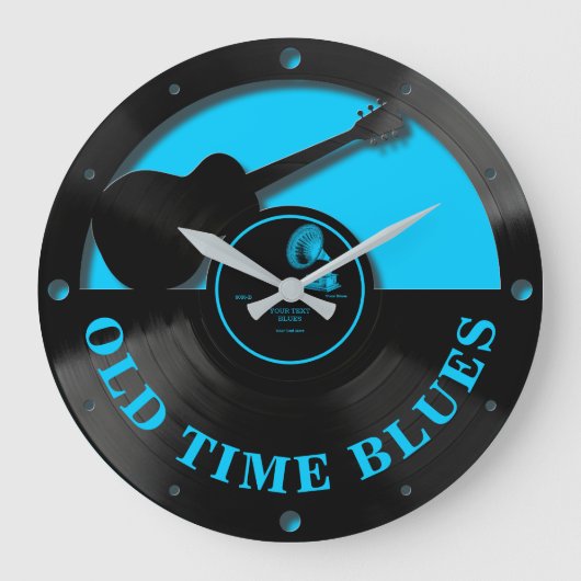  beeld opnemen met gitaarkantelen grote klok (Voorkant)