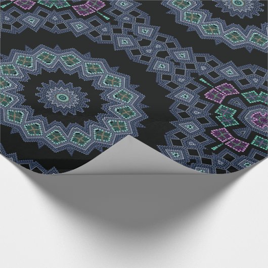 Beeld patroon cadeaupapier (Hoek)