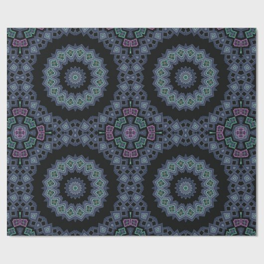 Beeld patroon cadeaupapier (Vlak)