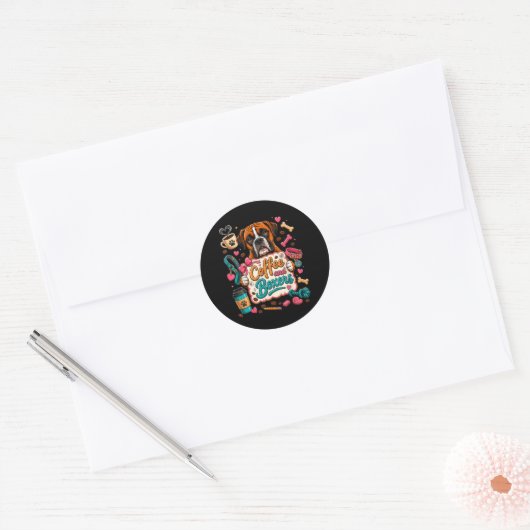 Beeld Ronde Sticker (Envelop)