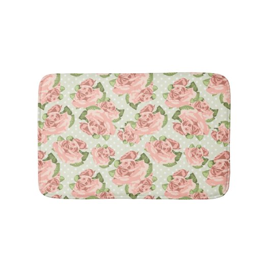  beeld Roze roze rozen Badmat (Voorkant)