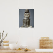 beeld van Ankh, priester van Horus, vroege Dynasti Poster (Keuken)