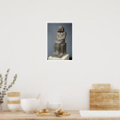 beeld van Ankh, priester van Horus, vroege Dynasti Poster (Keuken)