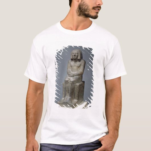 beeld van Ankh, priester van Horus, vroege Dynasti T-shirt (Voorkant)