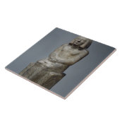 beeld van Ankh, priester van Horus, vroege Dynasti Tegeltje (Zijkant)