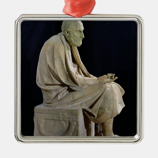 beeld van Chrysippus de Griekse filosoof Metalen Ornament (Voorkant)