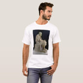 beeld van Chrysippus de Griekse filosoof T-shirt (Voorkant volledig)