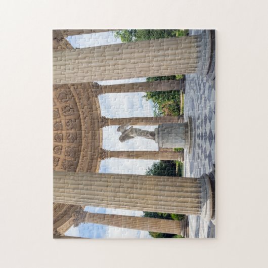 beeld van Cupidon, tempel van de liefde in Versail Legpuzzel (Verticaal)