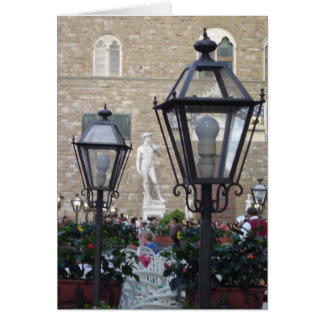 Beeld van David Florence, Italië blanco kaart