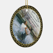 Beeld van de doop van Jezus Christus twee Keramisch Ornament (Rechts)