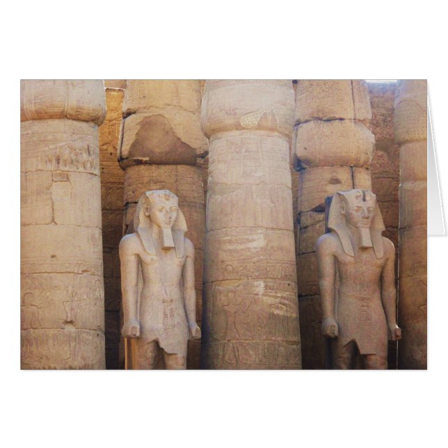 beeld van de farao Ramses II, Luxor Temple (Voorkant Horizontaal)
