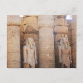 beeld van de farao Ramses II, Luxor Temple Briefkaart (Voorkant)