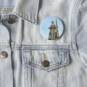 Beeld van de Fortitudo in Bamberg Ronde Button 5,7 Cm (In situ)