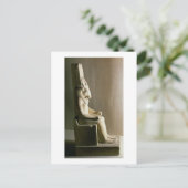 beeld van de god Montu met het hoofd van een stier Briefkaart (Staand voorkant)