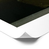 beeld van de god Montu met het hoofd van een stier Poster (Hoek)