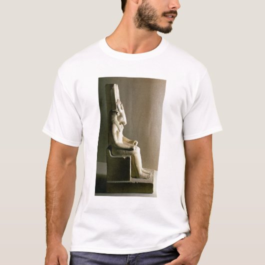 beeld van de god Montu met het hoofd van een stier T-shirt (Voorkant)