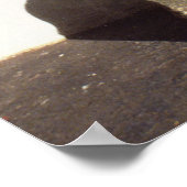 beeld van de Hindoe God Brahma Poster (Hoek)