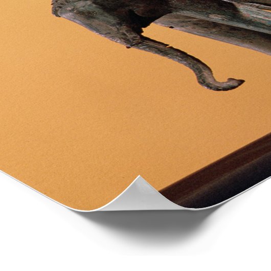 beeld van de hindoe God Ganesh Poster (Hoek)