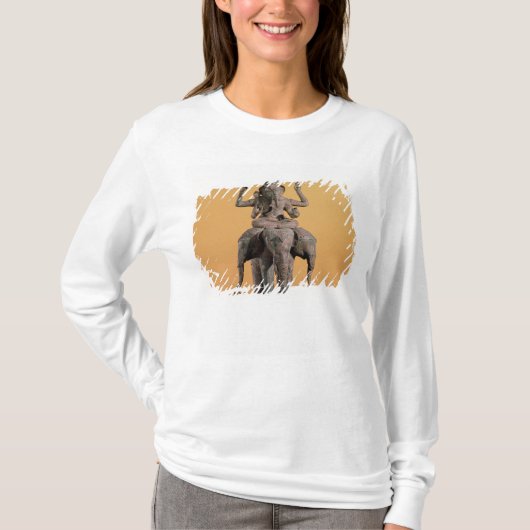beeld van de hindoe God Ganesh T-shirt (Voorkant)
