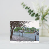 Beeld van de levensboom, stad Carlow Ierland Briefkaart (Staand voorkant)