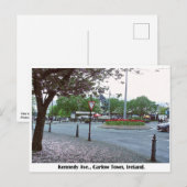 Beeld van de levensboom, stad Carlow Ierland Briefkaart (Voorkant / Achterkant)