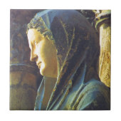 beeld van de Maagd Mary Tegeltje (Voorkant)