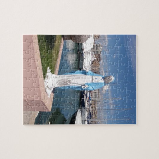 beeld van de melkkleur legpuzzel (Horizontaal)