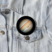 Beeld van de planeet Jupiter (Hubble-telescoop) Ronde Button 7,6 Cm (In situ)