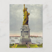  beeld van de reis van Liberty New York Briefkaart (Voorkant)